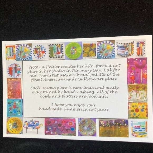 Spirit “Handmade Cast Glass Pyramid   3.5”x3.5” Original - Picture 7 of 7